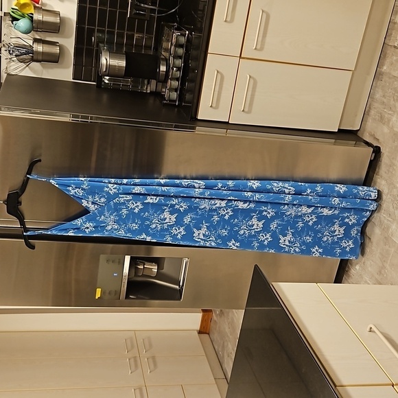 💕WAYF💕 The Angelina Floral Wrap Gown ~ Ocean Etoile Floral Print Medium M NWOT - Picture 9 of 15